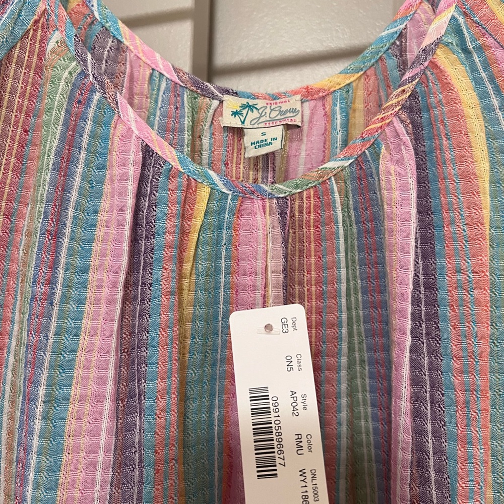 J Crew puffy sleeve midi dress - new with tags